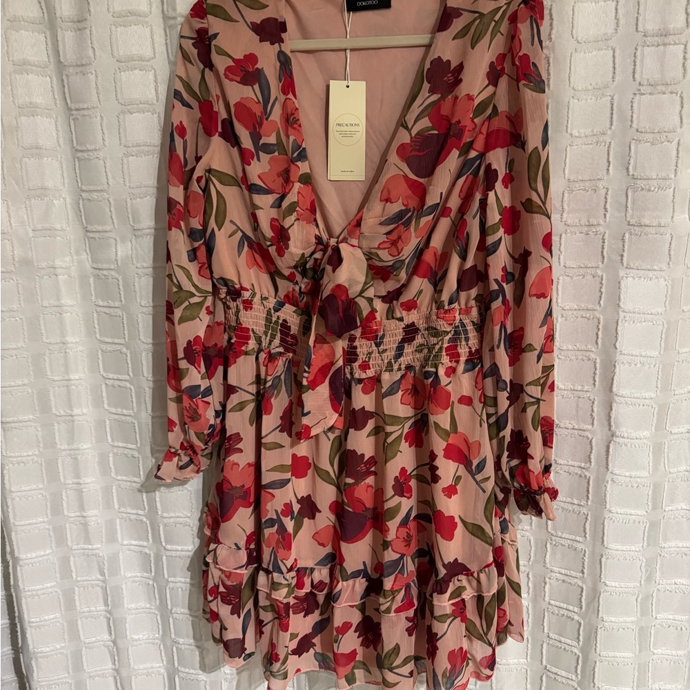 Floral Print Women's Dress